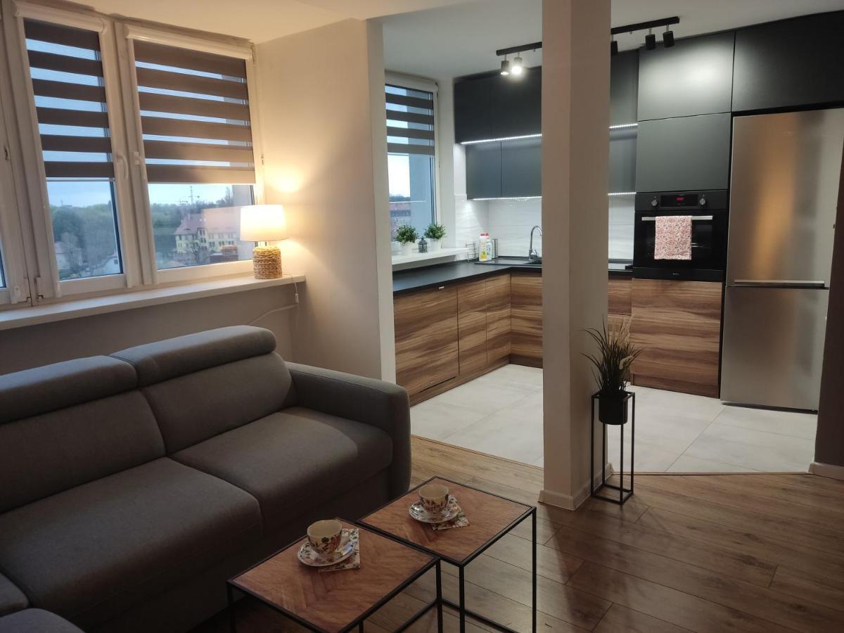 Apartament Z Widokiem Na Miasto Gliwice Exteriör bild